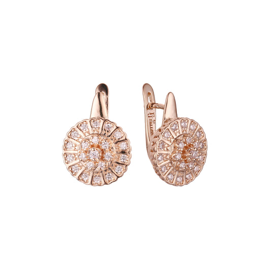 Earrings in 14K Gold, Rose Gold plating colors