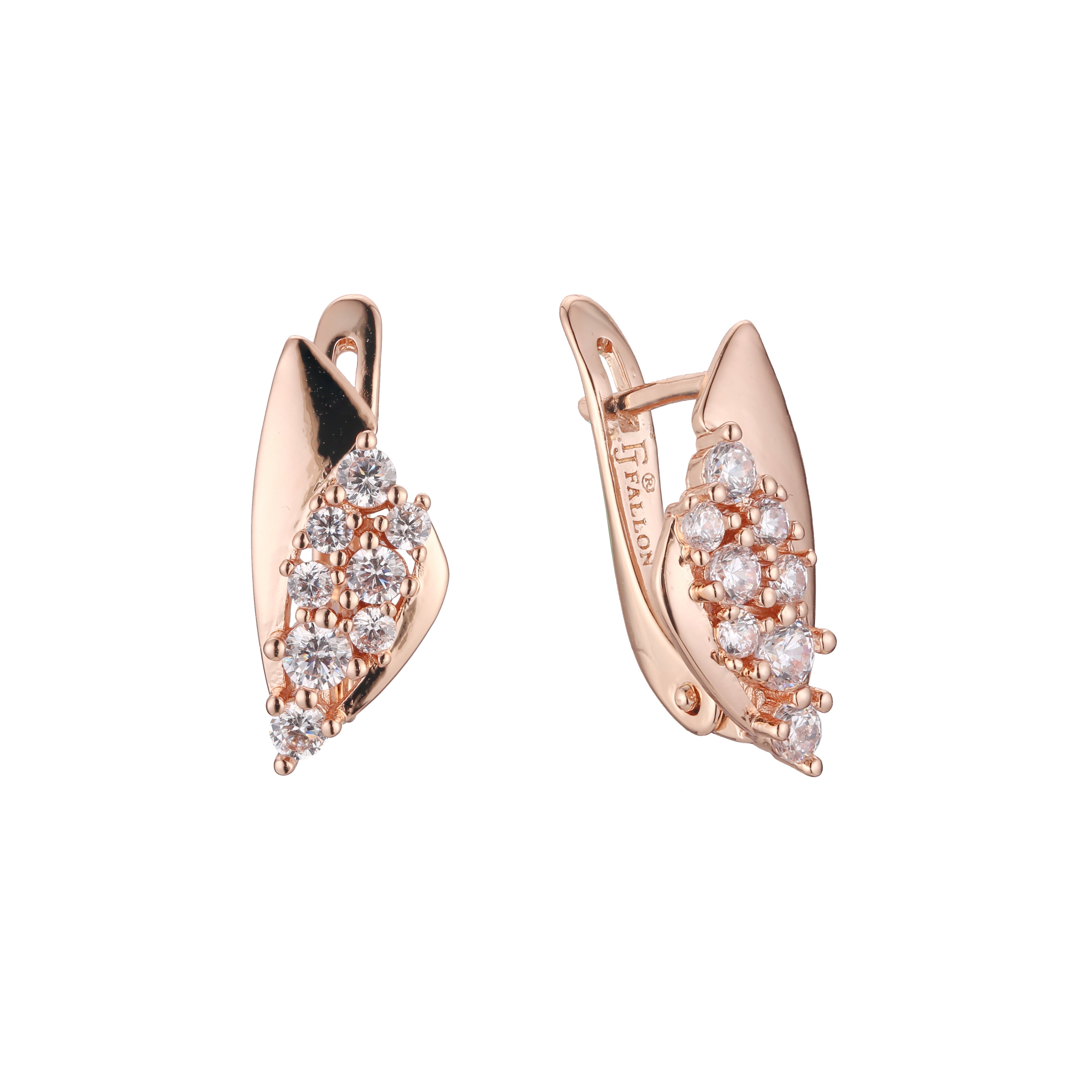 Earrings in 14K Gold, Rose Gold plating colors