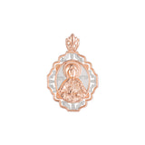 Saint Matrona pendant in Rose Gold two tone, 14K Gold plating colors