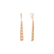 Rose Gold chain link drop earrings