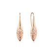 Rose Gold wire hook earrings