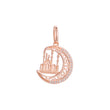 Pendant in Rose Gold two tone, 14K Gold plating colors