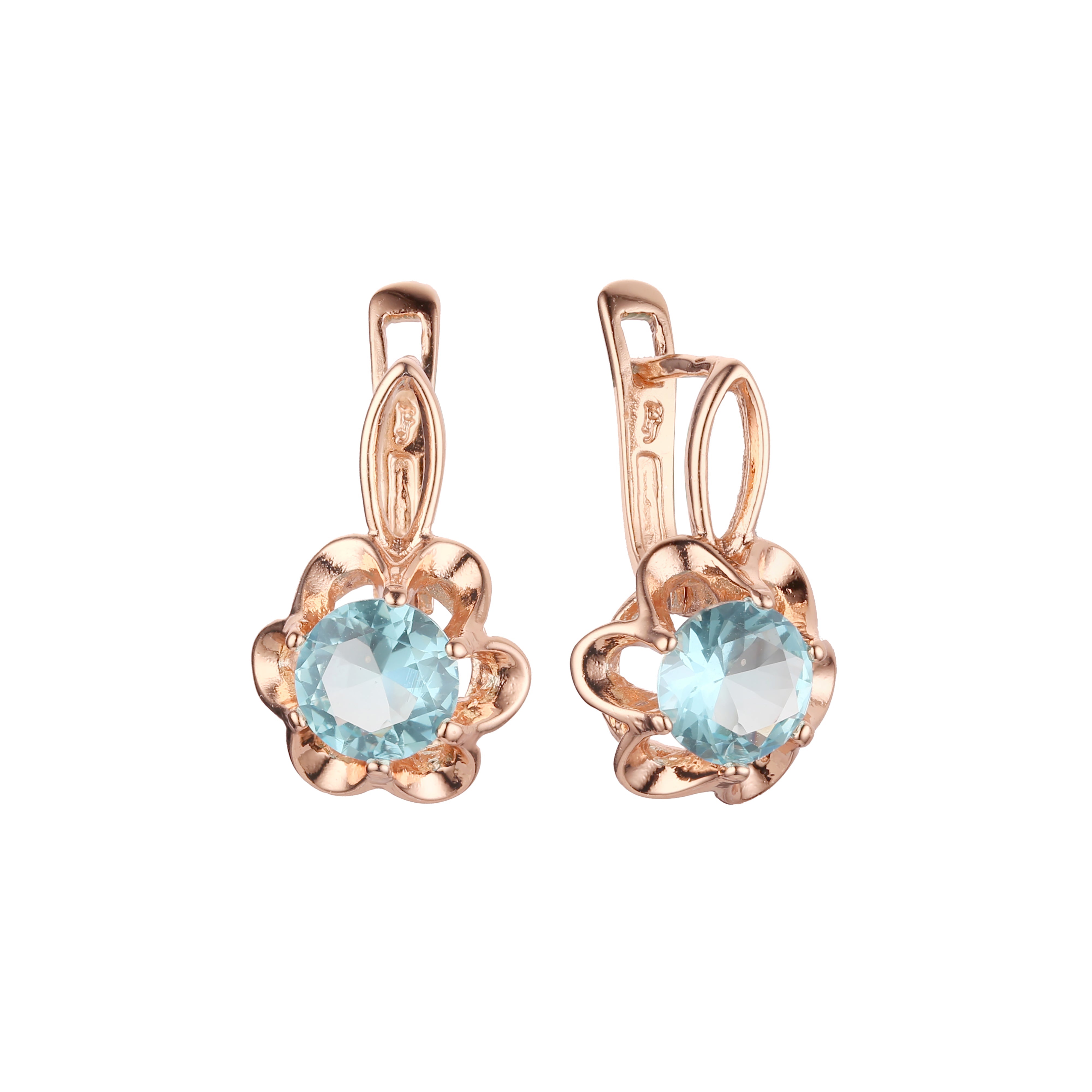 Earrings in 14K Gold, Rose Gold plating colors