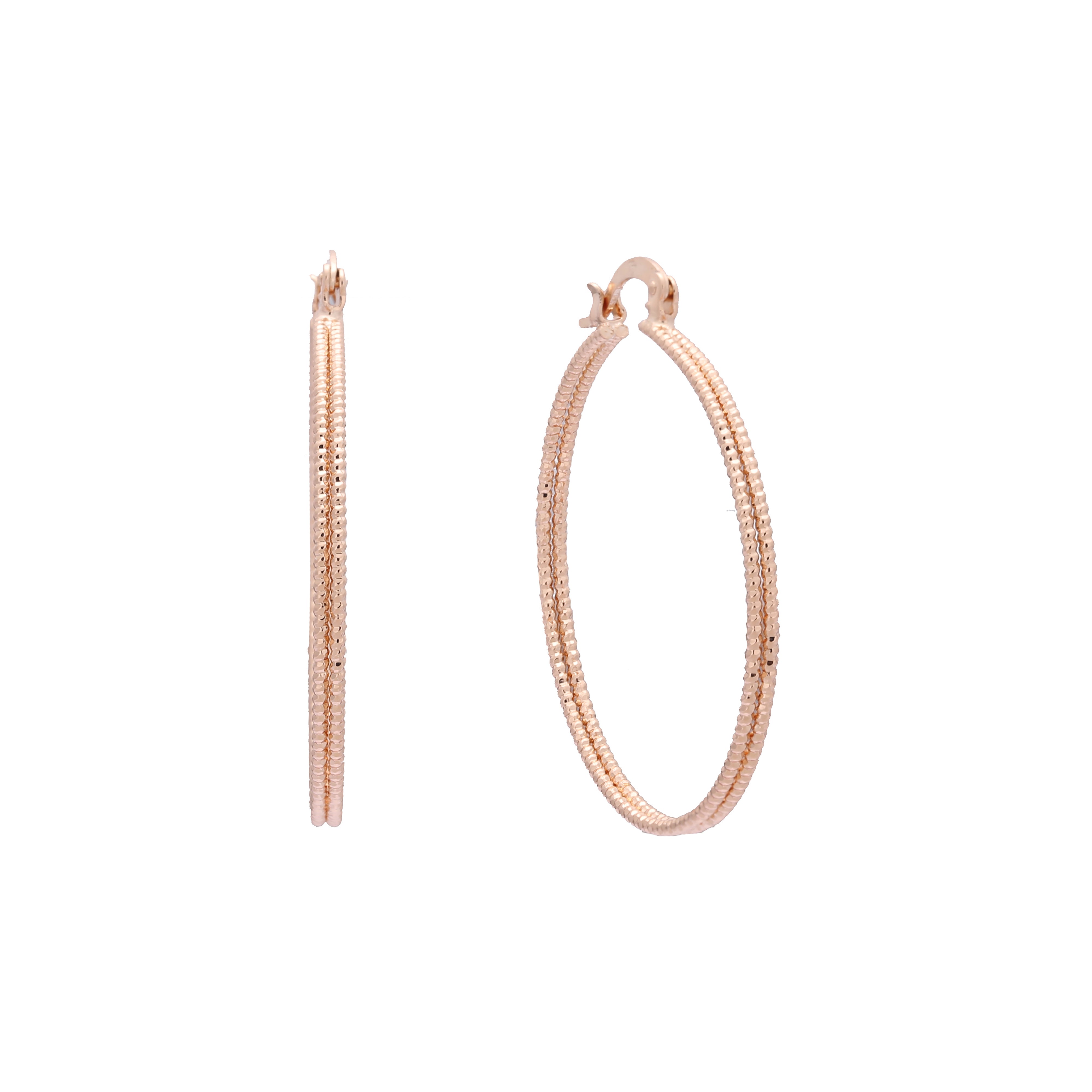 Rose Gold hoop earrings