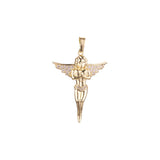 Cupid angel pendant in Rose Gold, 14K Gold plating colors