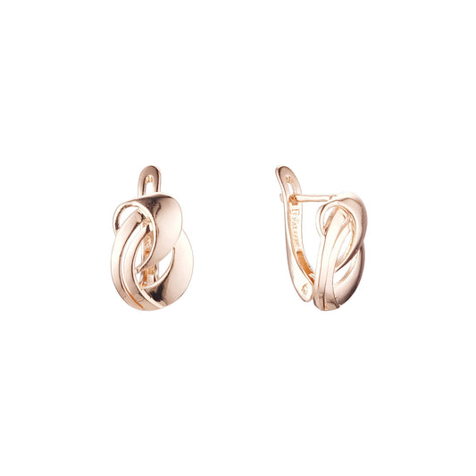 Pendientes de oro rosa