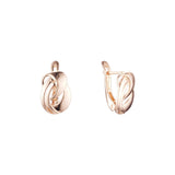 Pendientes de oro rosa