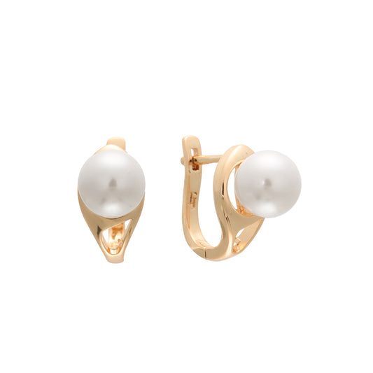 Pearl Rose Gold earrings