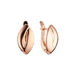 Earrings in Rose Gold, two tone plating colors