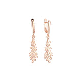 Earrings in Rose Gold, two tone plating colors