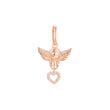 Pingente Cupido em ouro rosa, cores banhadas a ouro 14K