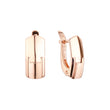 Earrings in Rose Gold, two tone plating colors