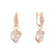 Rose Gold two tone earrings