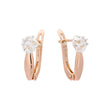 Rose Gold two tone earrings