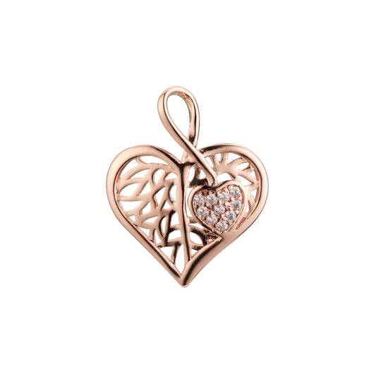 Pendant in Rose Gold, 14K Gold plating colors