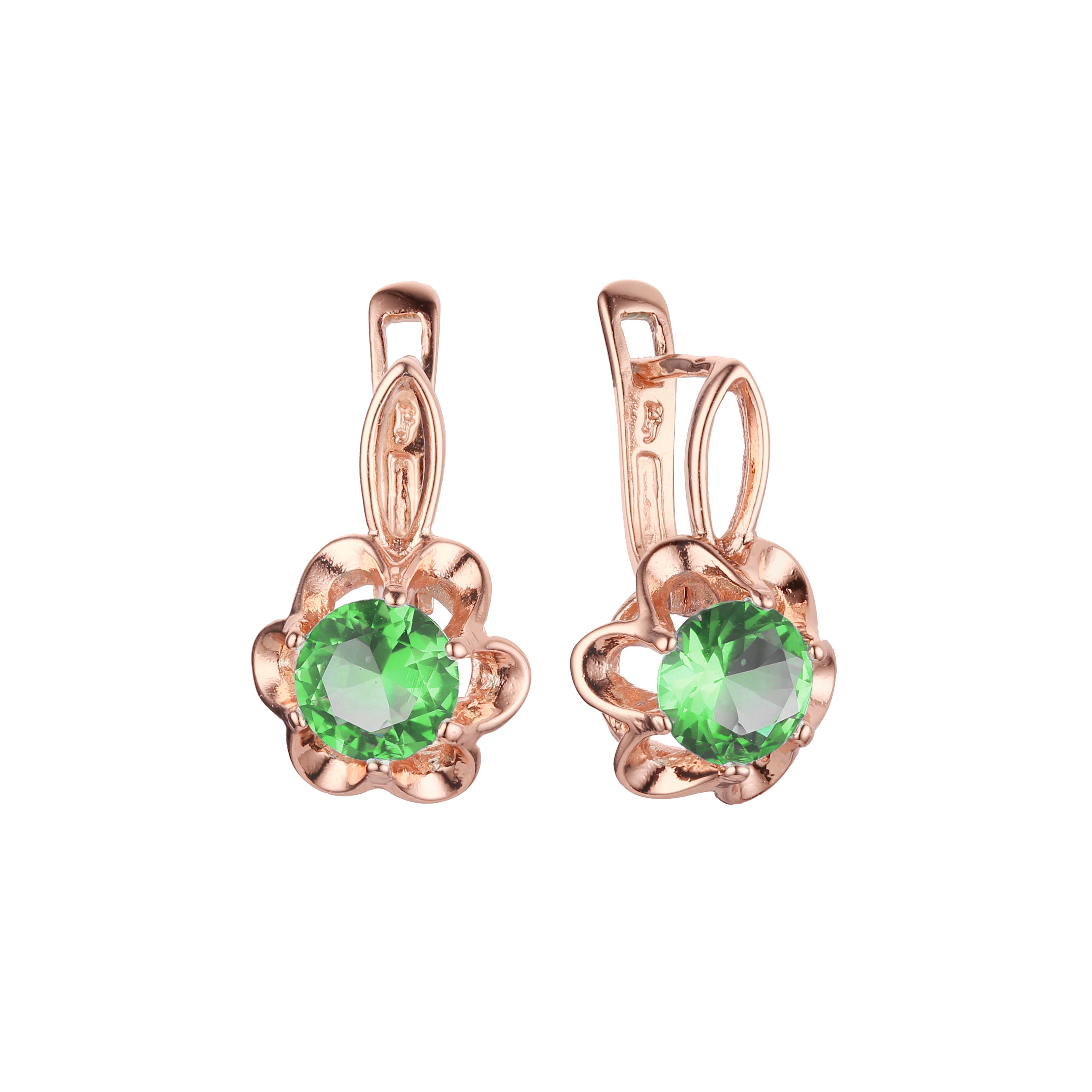 Earrings in 14K Gold, Rose Gold plating colors