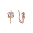 Earrings in Rose Gold, two tone plating colors