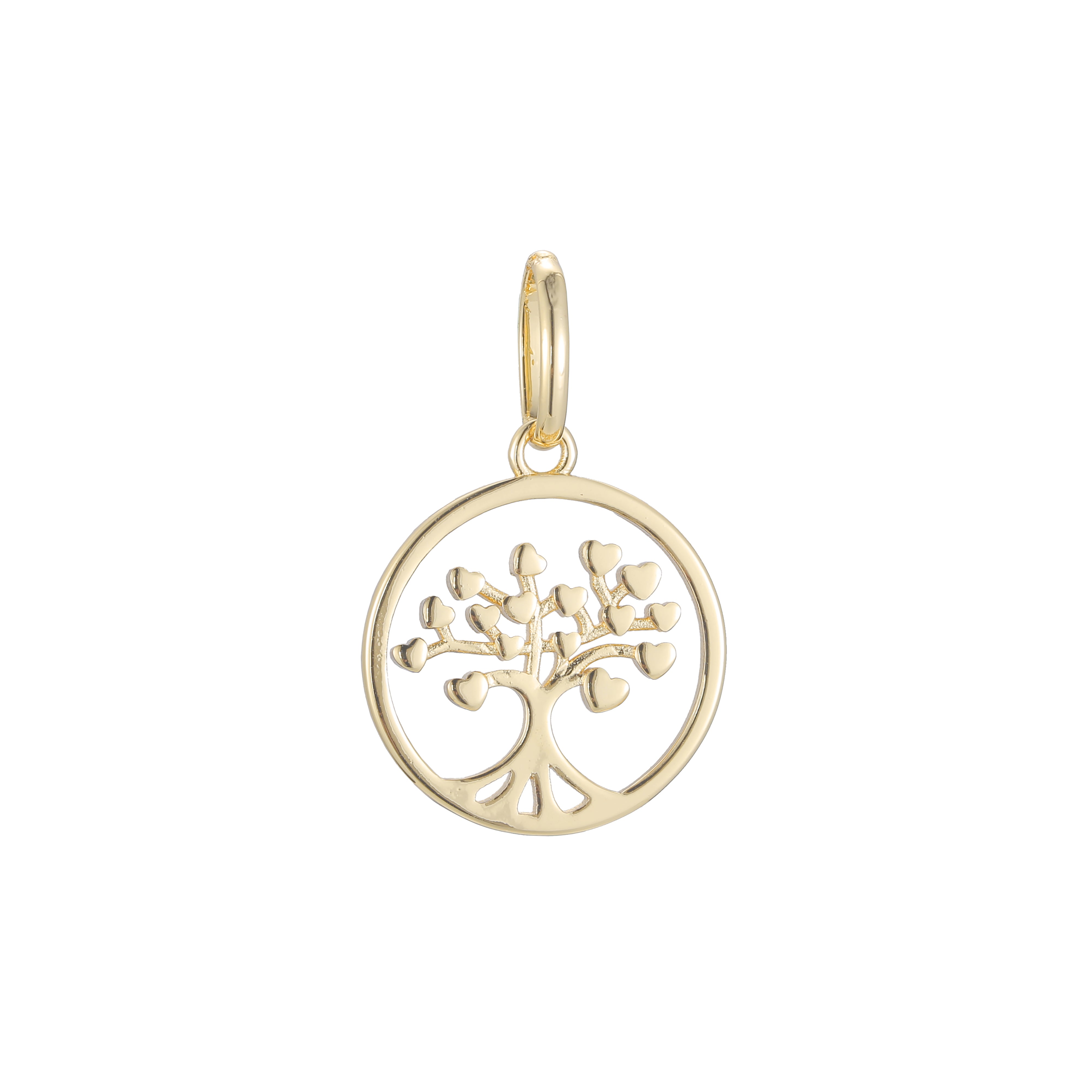 Pendant in Rose Gold two tone, 14K Gold plating colors