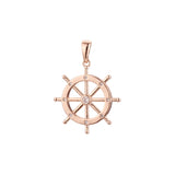 Pearl pendant in Rose Gold, 14K Gold plating colors