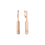 Pendientes de oro rosa