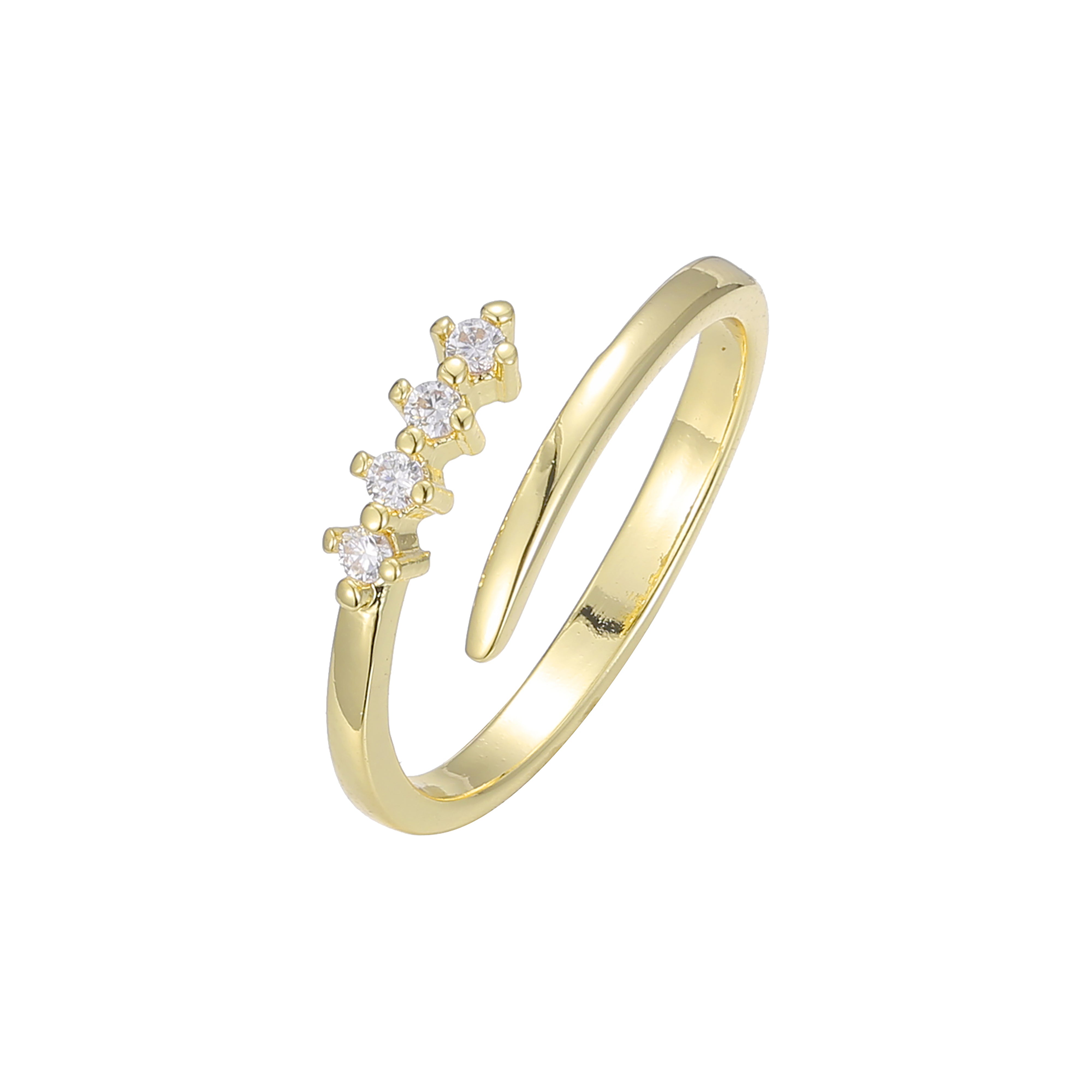 14K Gold open rings