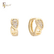 Aretes Huggie de oro de 14 quilates