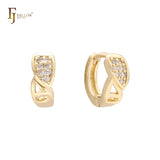 14K Gold Huggie Earrings