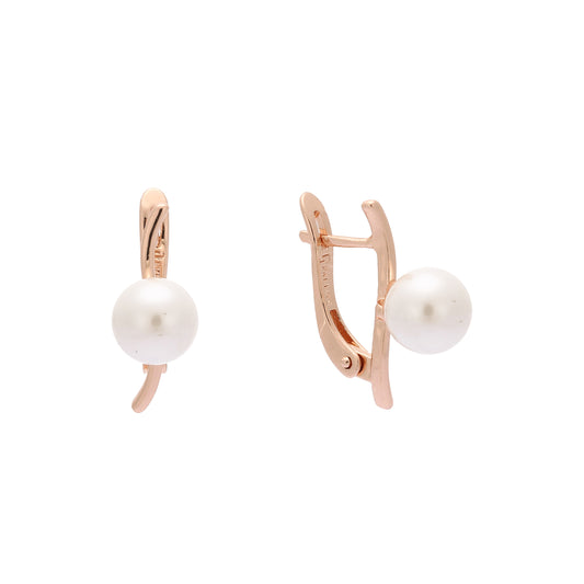 Pearl Rose Gold earrings