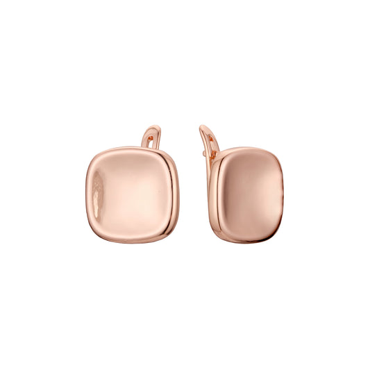 Pendientes en Oro de 14K, baño de Oro Rosa colores