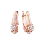 Earrings in 14K Gold, White Gold, Rose Gold, two tone plating colors