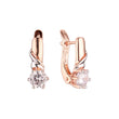 Earrings in Rose Gold, two tone plating colors