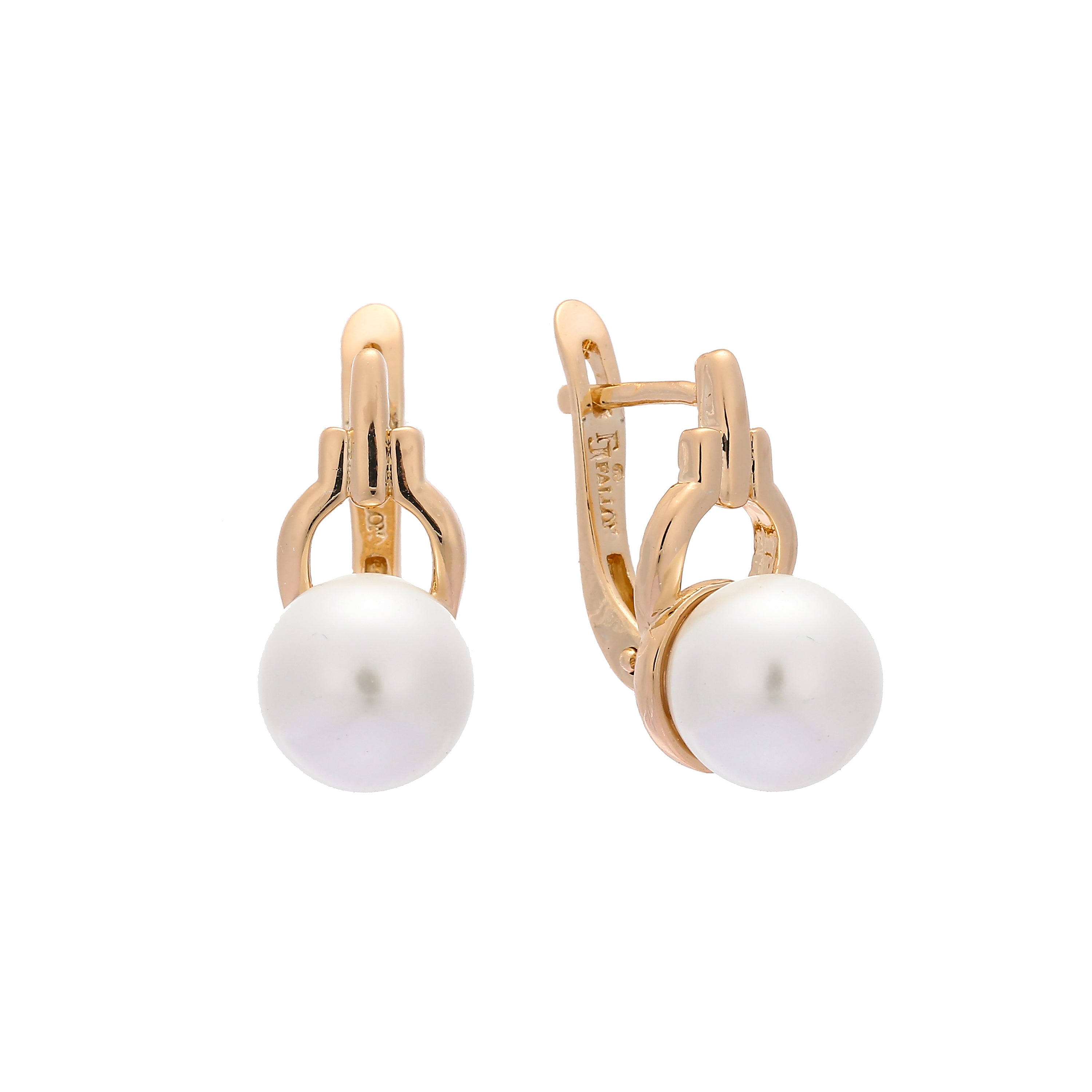 Pearl Rose Gold earrings