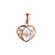 Pendant in Rose Gold, two tone plating colors