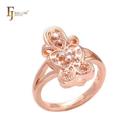 Filigree 14K Gold Fashion Rings