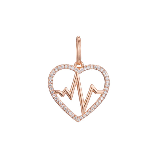 Pendant in Rose Gold, 14K Gold plating colors