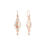 Wire hook earrings in 14K Gold, Rose Gold, two tone plating colors