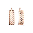 Rose Gold wire hook earrings