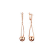 Rose Gold drop earrings