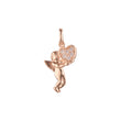 Cupid Angel pendant in Rose Gold, 14K Gold plating colors