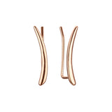 Rose Gold crawler earrings