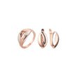 Rose Gold two tone set of simplicity