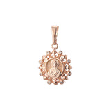 Saint Matrona pendant in Rose Gold, 14K Gold plating colors