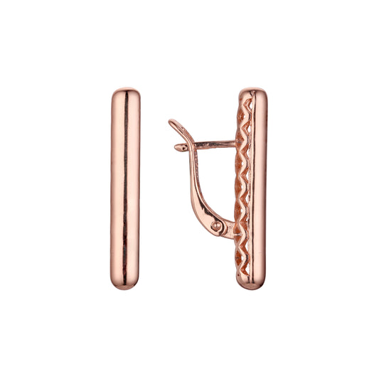 Earrings in 14K Gold, Rose Gold plating colors