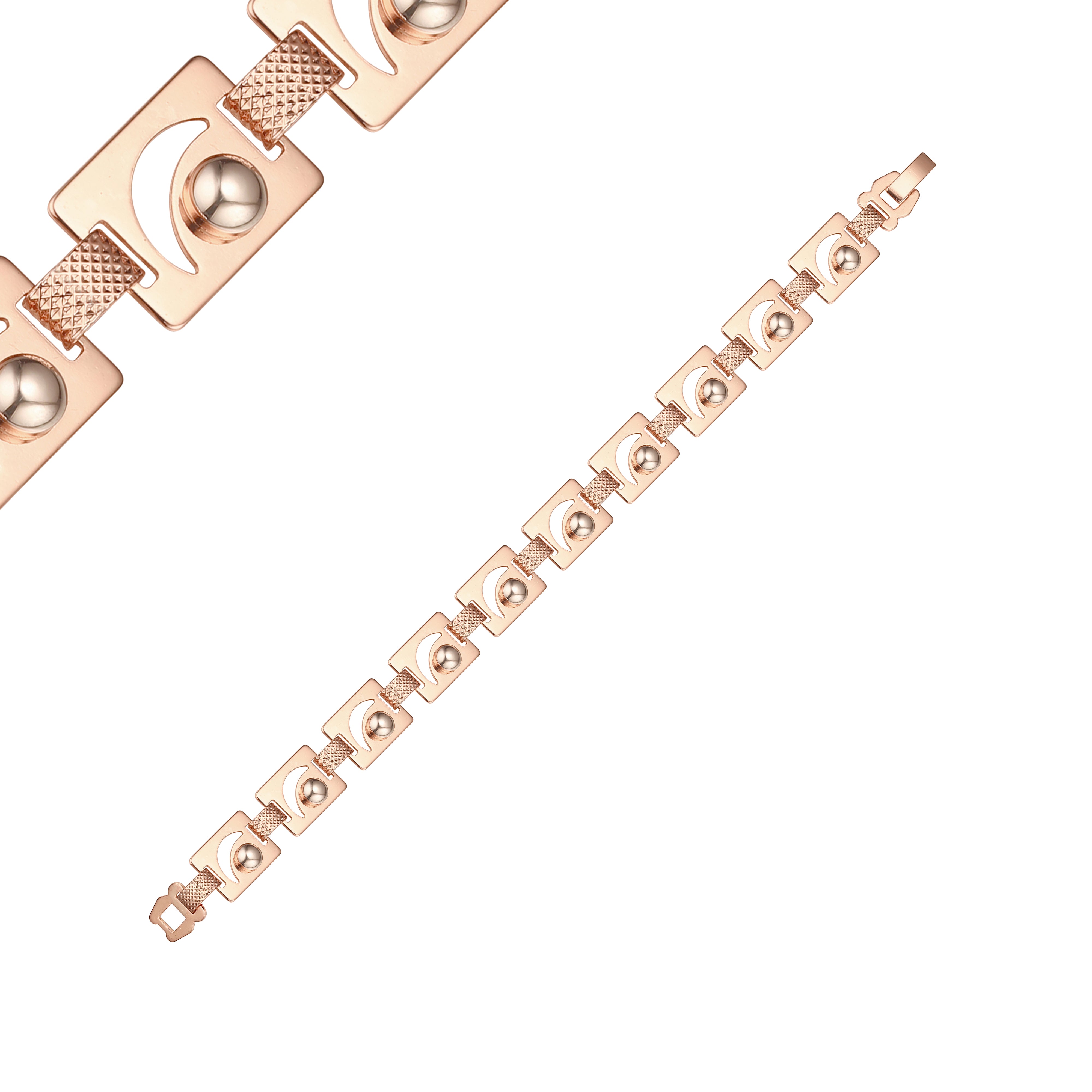 Rose Gold two tone bracelets