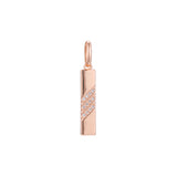 Pendant in Rose Gold two tone, 14K Gold plating colors