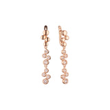 Rose Gold earrings with beads