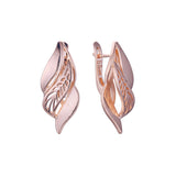 Earrings in 14K Gold, Rose Gold, two tone plating colors