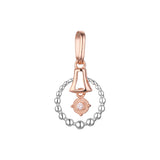 Little bell pendant in Rose Gold, 14K Gold plating colors