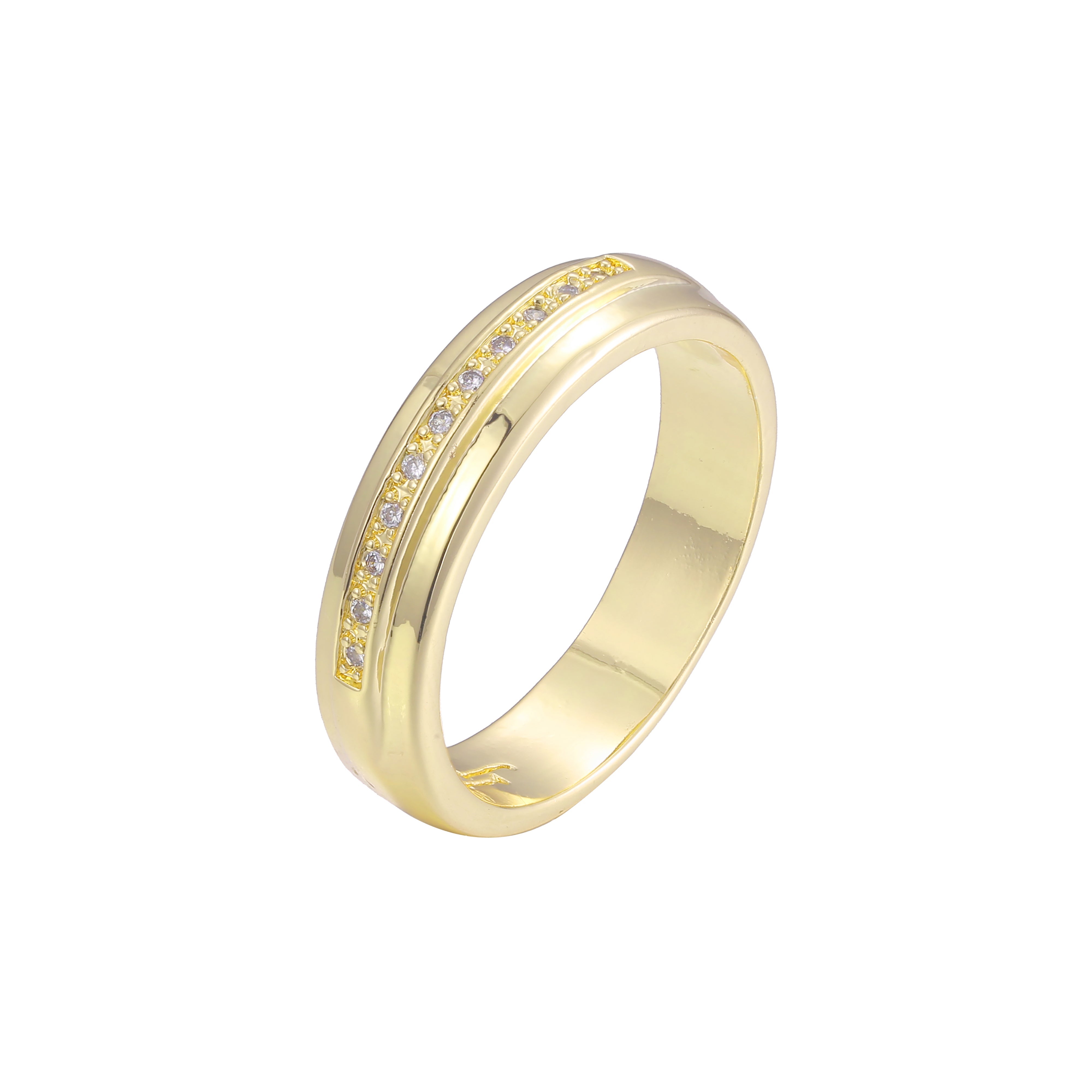 Обручальные кольца из 14-каратного золота, розового золота, двухцветного покрытия