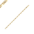 Cluster white cz 14K Gold bracelets